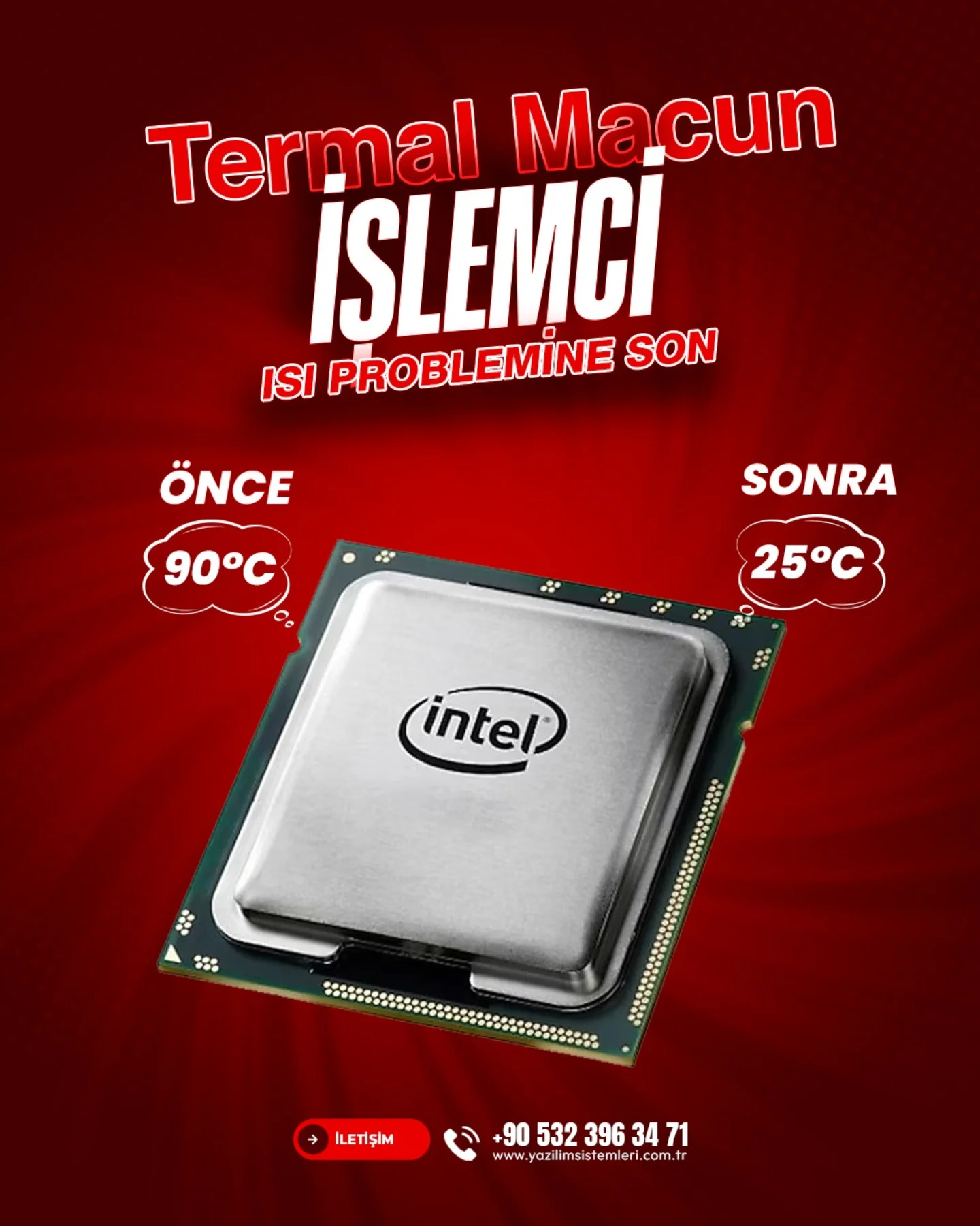 termal macun değişimi