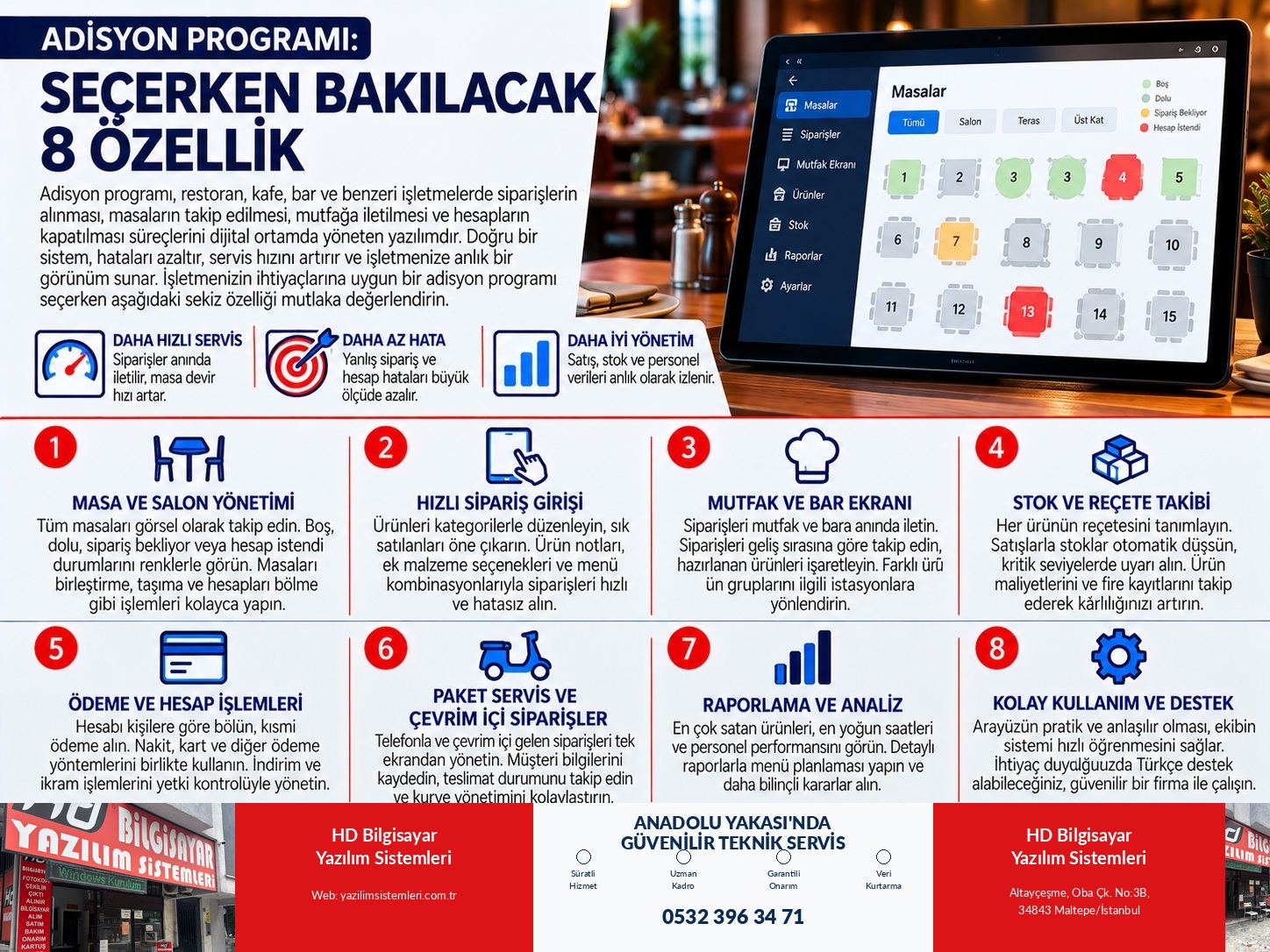 Adisyon Programı: Seçerken Bakılacak 8 Özellik