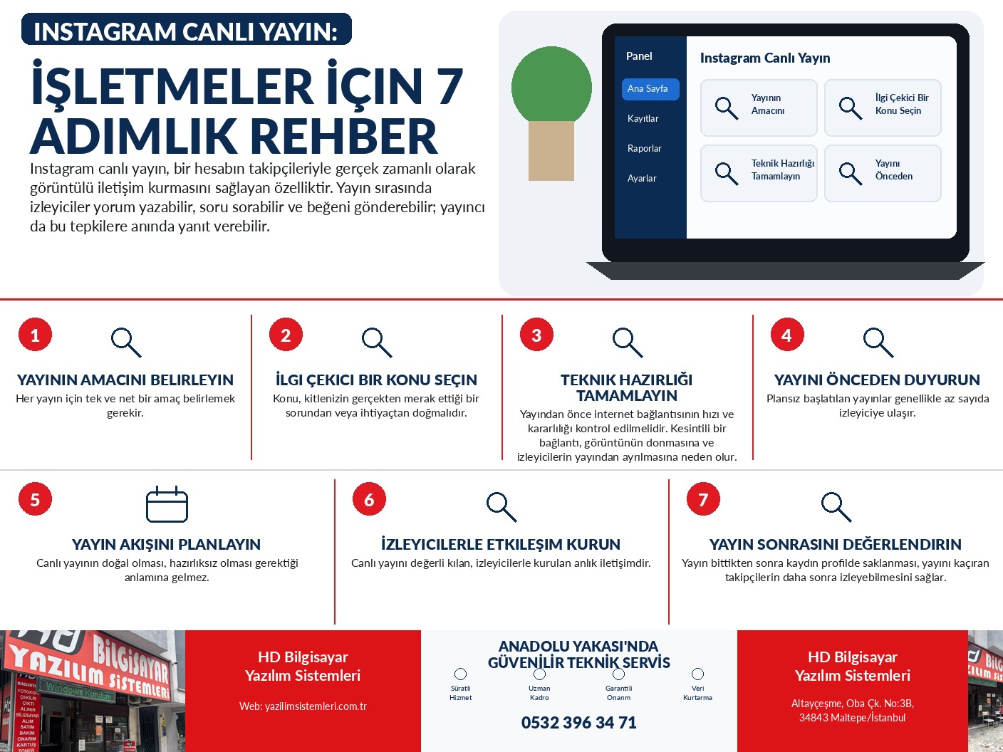 Instagram Canlı Yayın: İşletmeler İçin 7 Adımlık Rehber